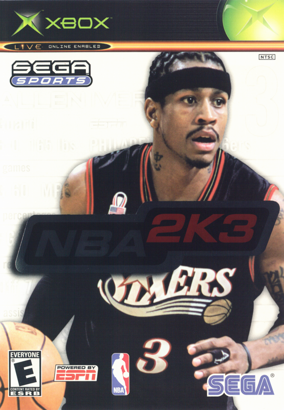 NBA 2K3 box art for Xbox